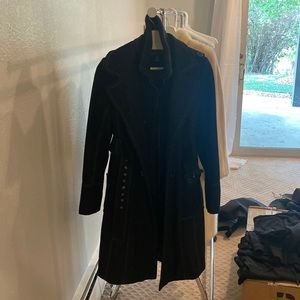 Black trench coat